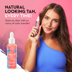 Visual hint of reduced tanning odor with D-Odor 200 in use.