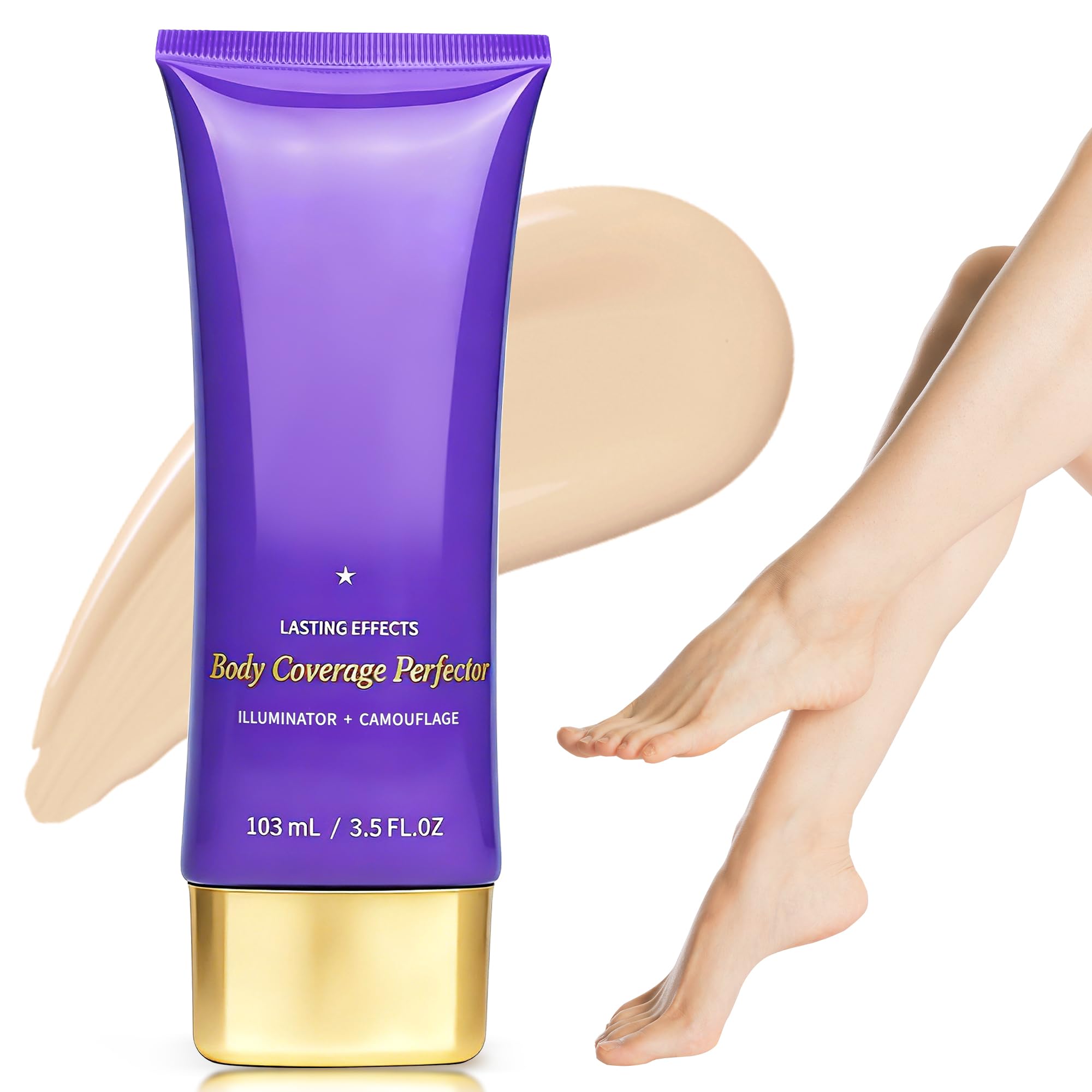 MyTend tattoo cover up waterproof bottle shown for full-body concealer use.