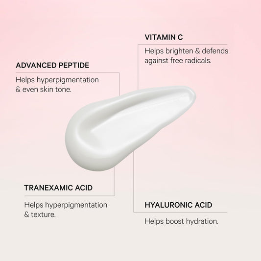MZ SKIN Brighten serum pump dispenses precise drops for consistent use