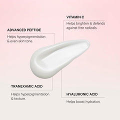 MZ SKIN Brighten serum pump dispenses precise drops for consistent use