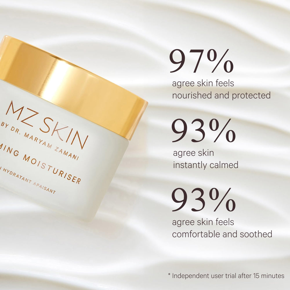MZ SKIN Calming Moisturizer with Centella Asiatica soothing extract