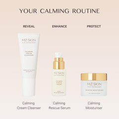 MZ SKIN Calming Moisturizer with Squalane for deep hydration and barrier comfort