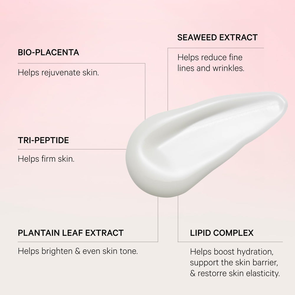 MZ SKIN Reviving Bio-Placenta Serum packaging box indicating premium nightly routine.