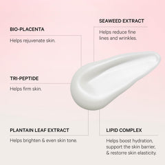 MZ SKIN Reviving Bio-Placenta Serum packaging box indicating premium nightly routine.