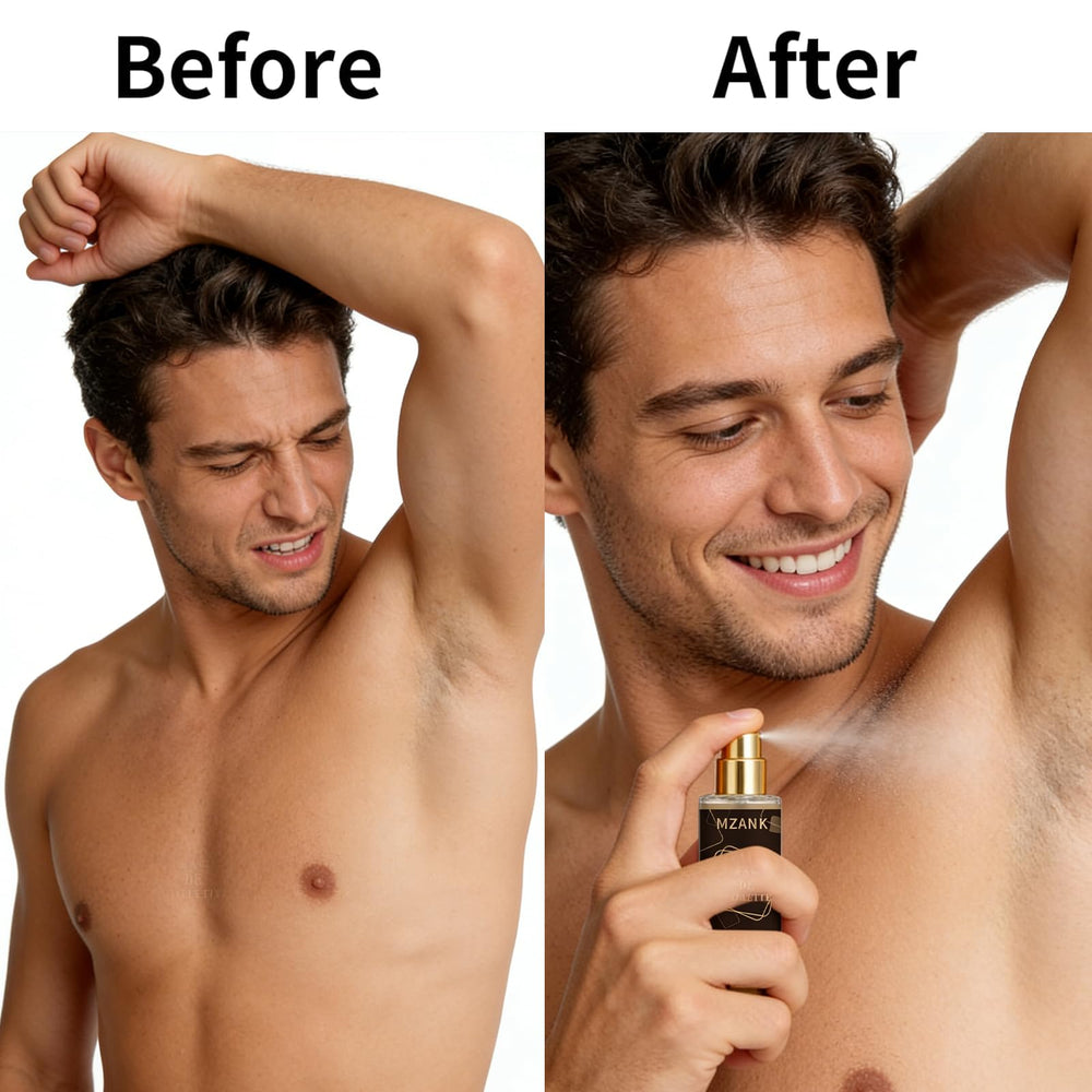 MZANK 4 Pack Cologne for Men bottle close-up, premium design details.