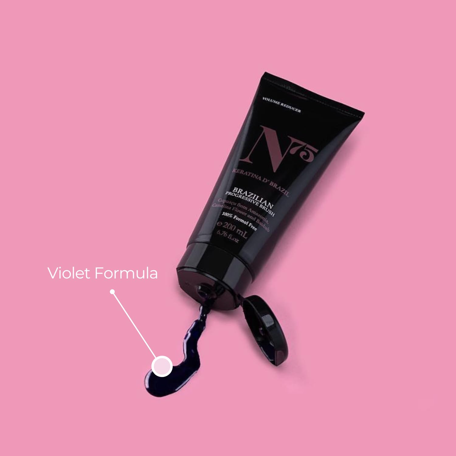N75 Camellia flower keratin emphasizes hydration and repair