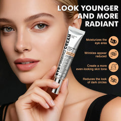 Nabevin KKP Eye Tightener packaging highlighting a compact, travel-ready tube for on-the-go use.
