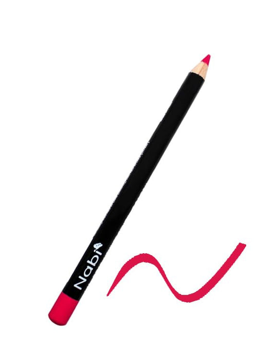 Nabi lip liner swatches on arm display color range for various looks