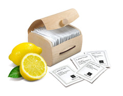 Nabila K lemon fresh towelette pack for easy cleansing on the go