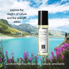Nabila K Vim roll-on travel-size bottle for on-the-go fragrance.