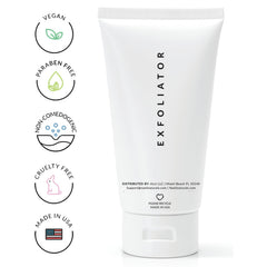 NAELI exfoliating wash packaging box on shelf representing clean beauty