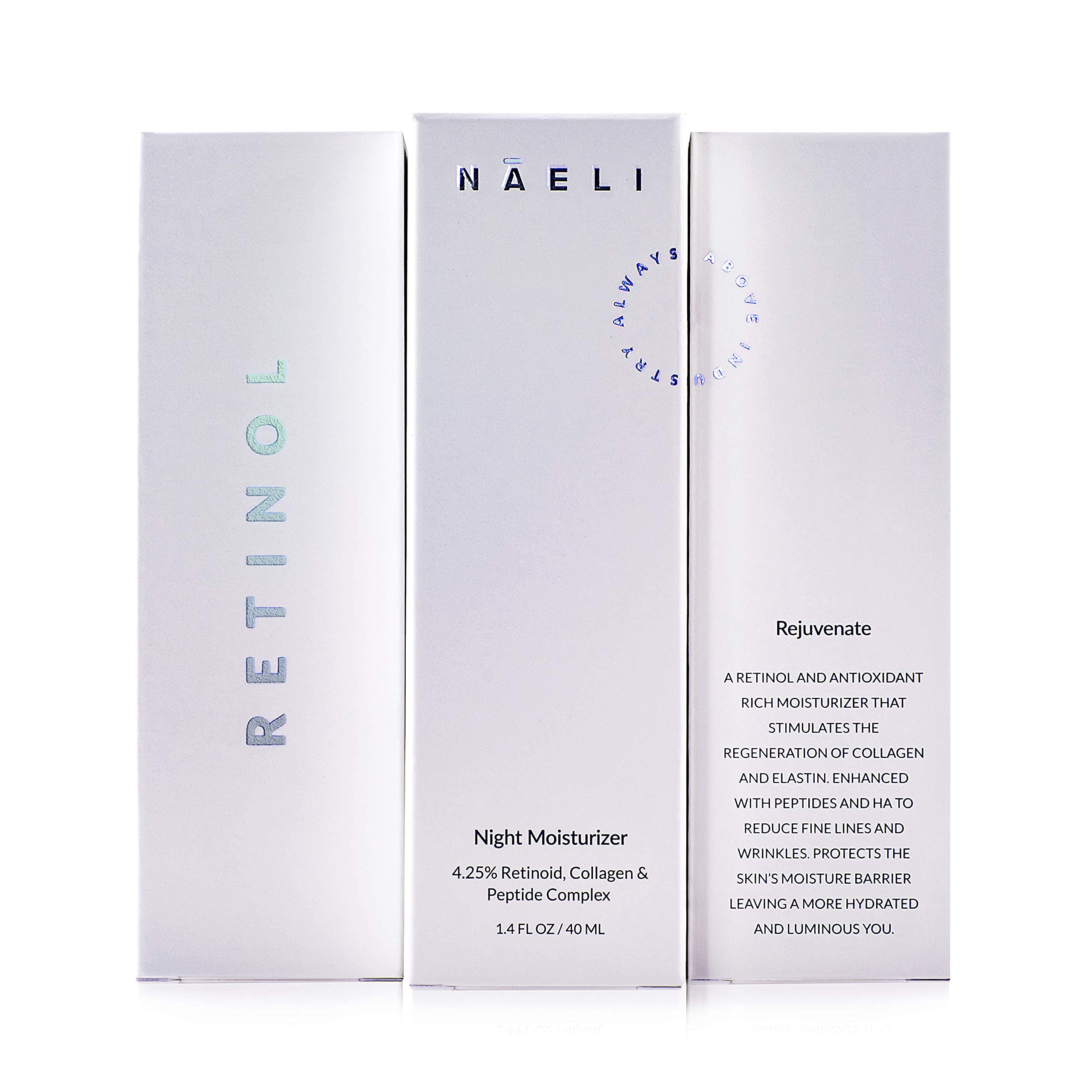 NAELI Retinoid Cream lemongrass aroma enhances evening skincare ritual