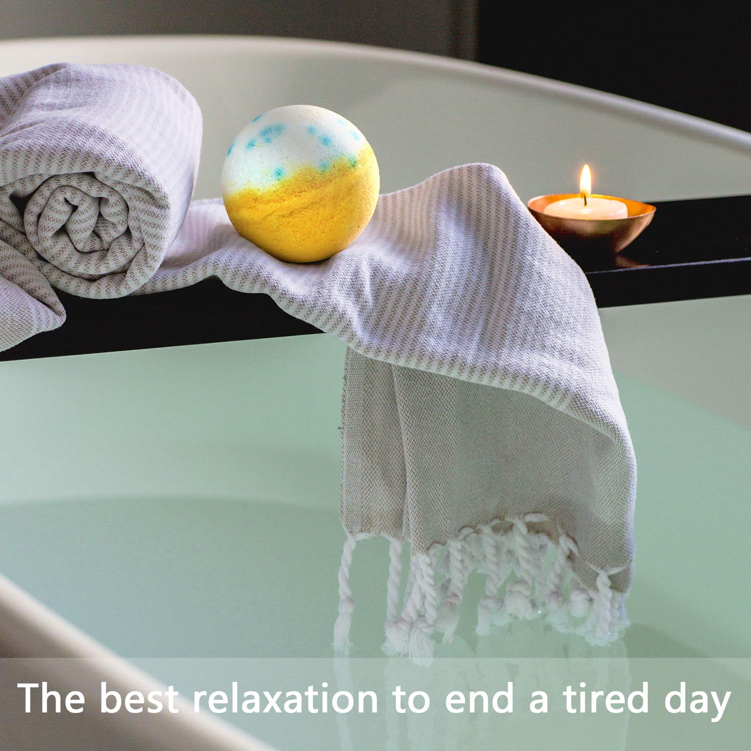 Nagaliving Bath Bomb Morning Rose rose aroma for gentle awakening soak.