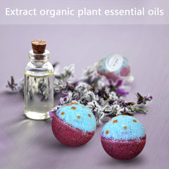Nagaliving Bath Bomb Rainforest lemon aroma for refreshing cleanse and bright hues.
