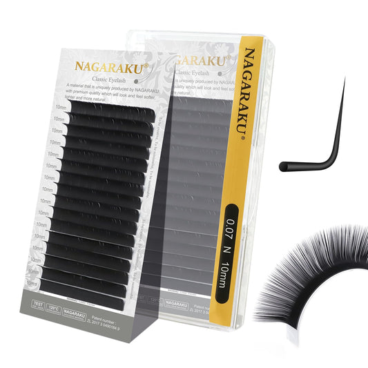 NAGARAKU classic lashes soft-light look for natural enhancement