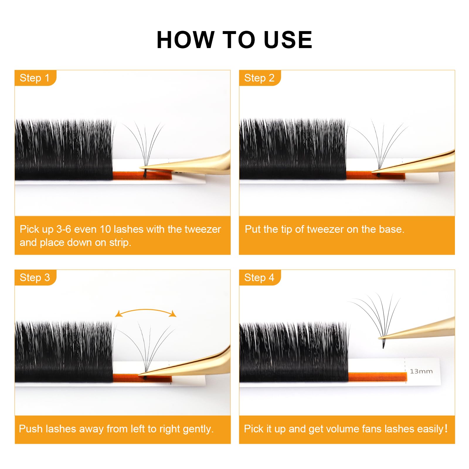 NAGARAKU foil-back strips remove easily for tidy application