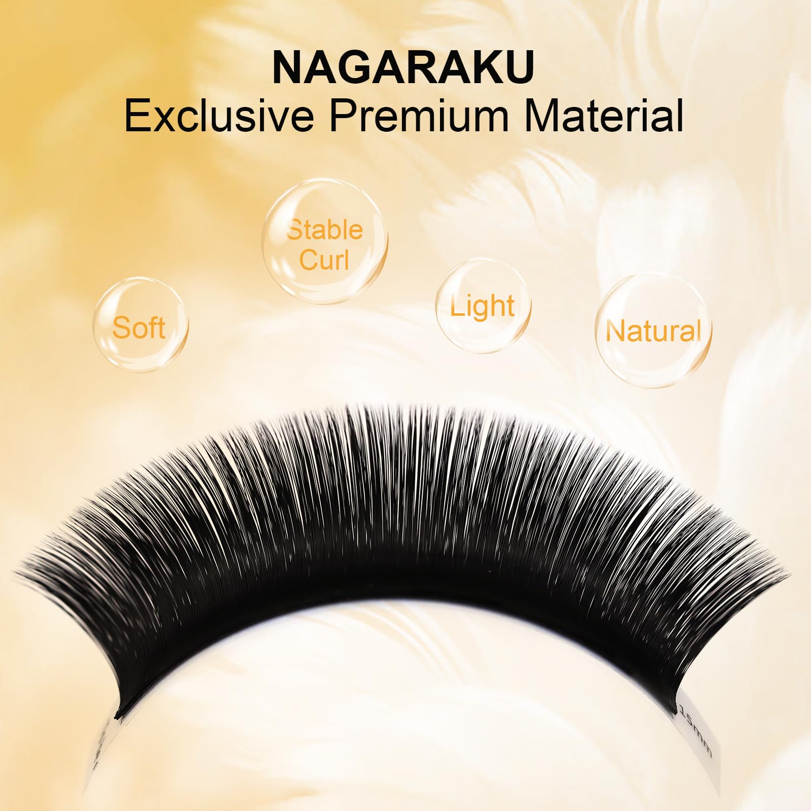 Nagaraku Russian mega volume soft clusters for dramatic fullness.