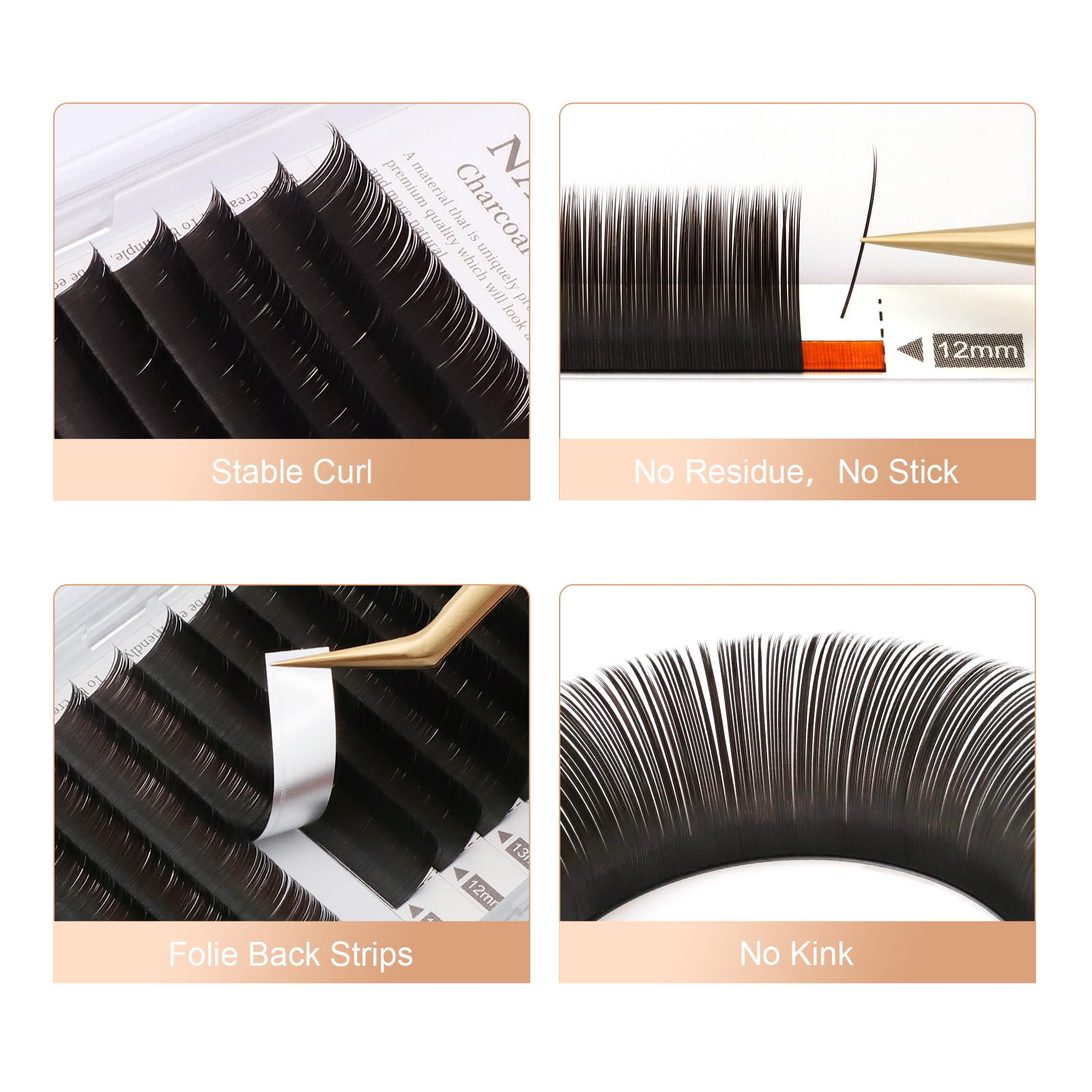 NAGARAKU soft lightweight lashes offer comfort with enhanced curl