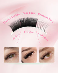 NAGARAKU soft lightweight lashes 0.05 D curl provide fluffy, comfortable wear