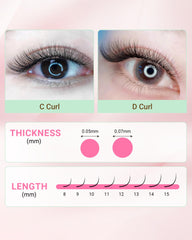 NAGARAKU beginner-friendly lashes ideal for quick practice sessions