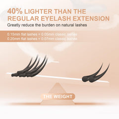 NAGARAKU natural charcoal color lashes with bold definition