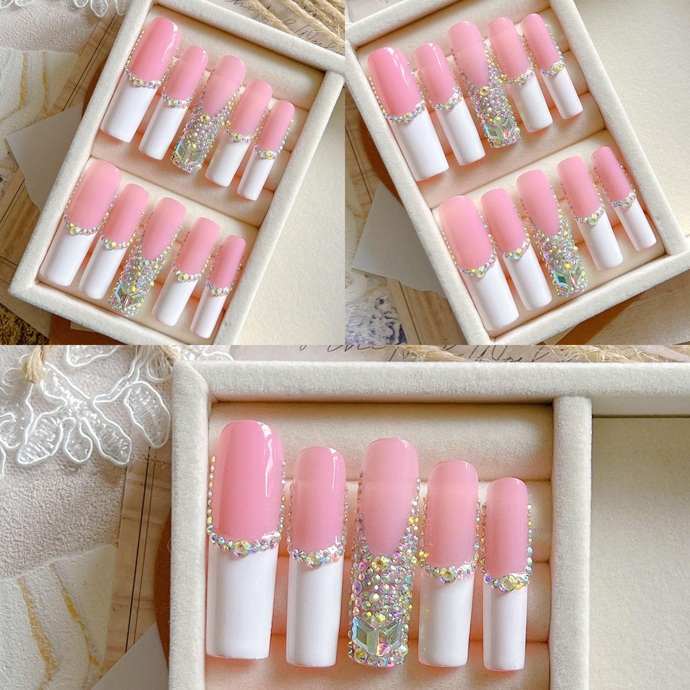NAIL ANGEL ZJ-01 party nails glam for events and celebrations