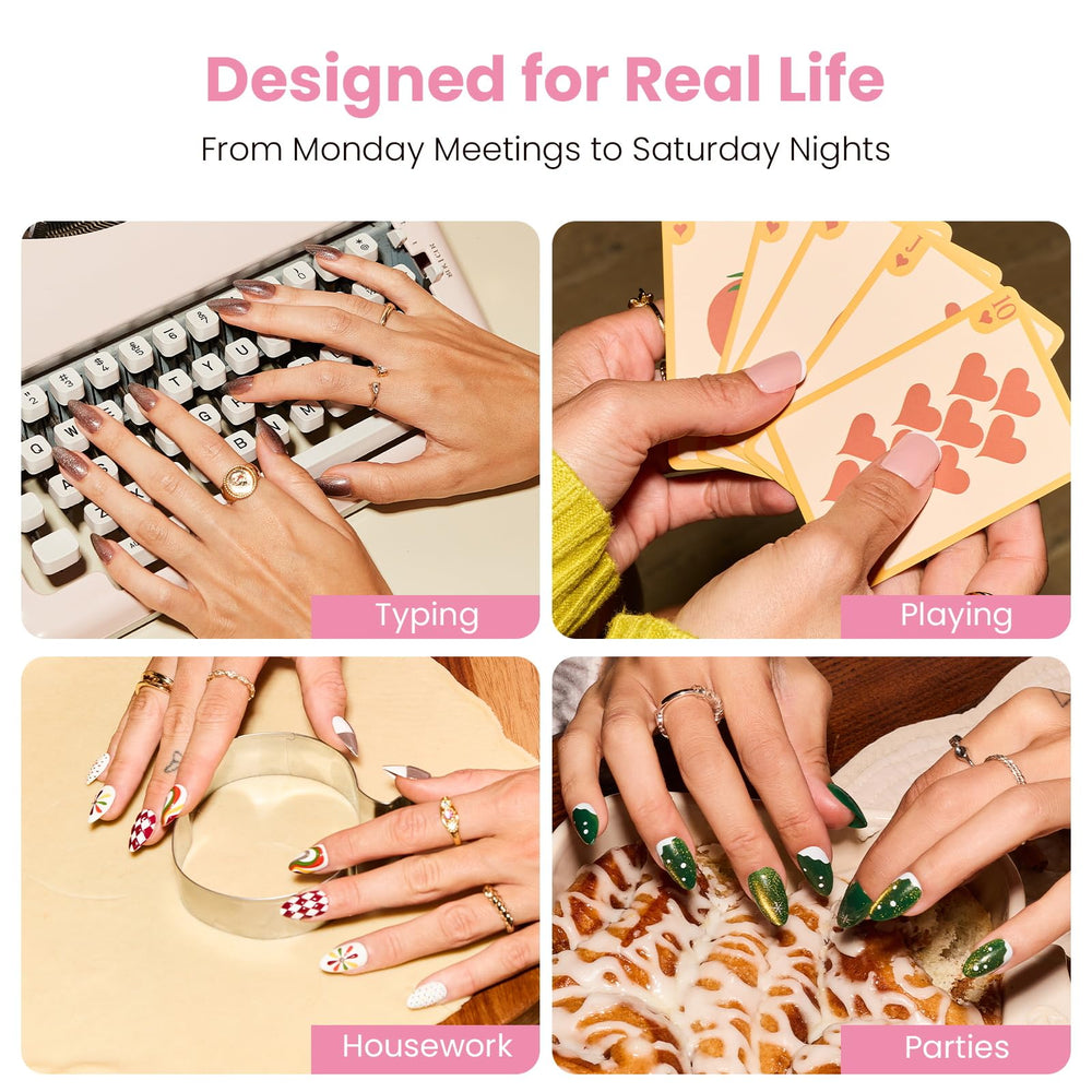 Nail Reformation chip-resistant finish supports daily activities.