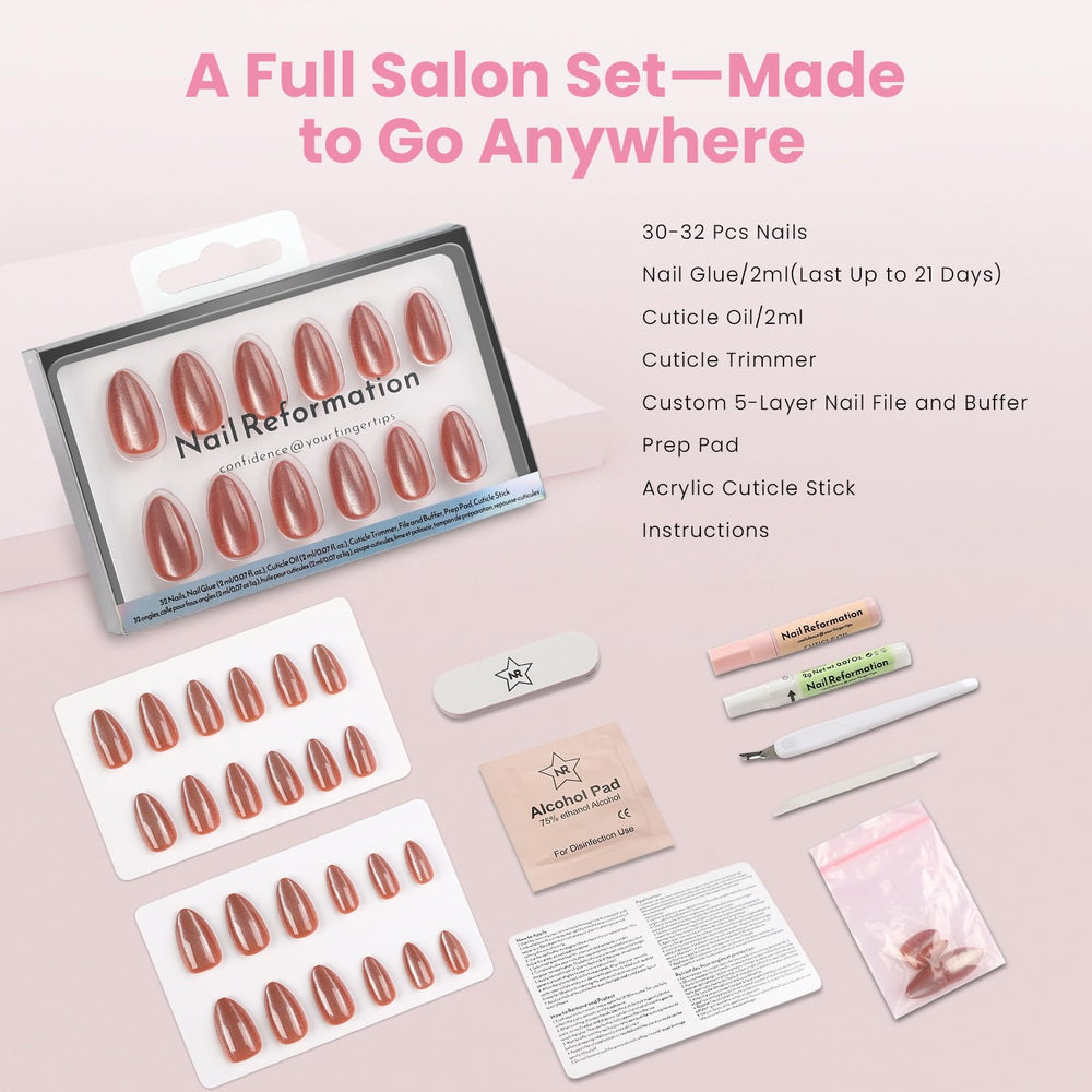 Nail Reformation reusable nails offer multiple uses with proper care.