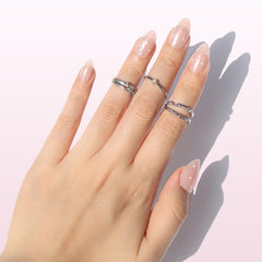 Nail Reformation white-dots on pink press-ons deliver easy removal and gentle prep.
