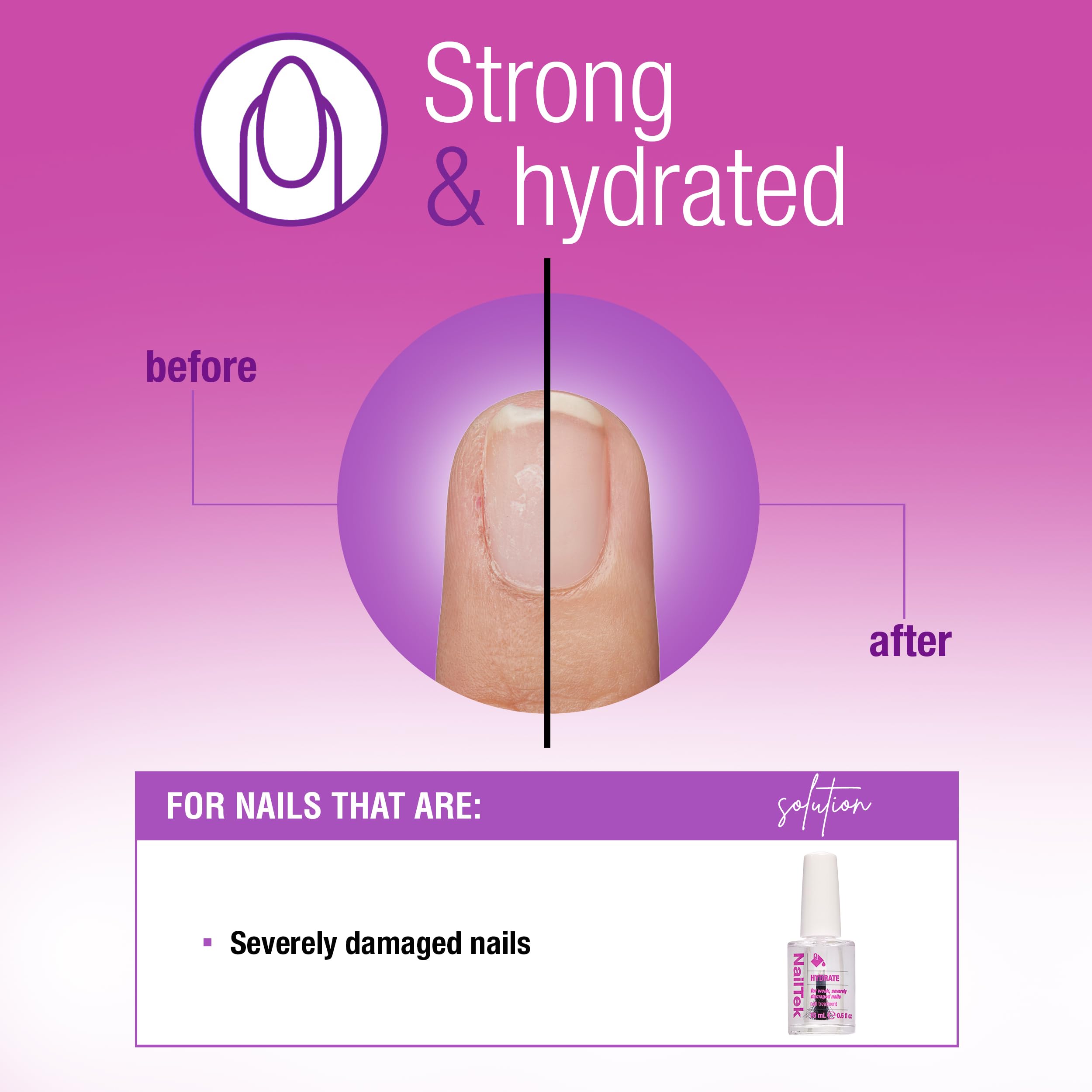 Close-up of creamy Hydrate Formula 4 texture for rich nail moisture.