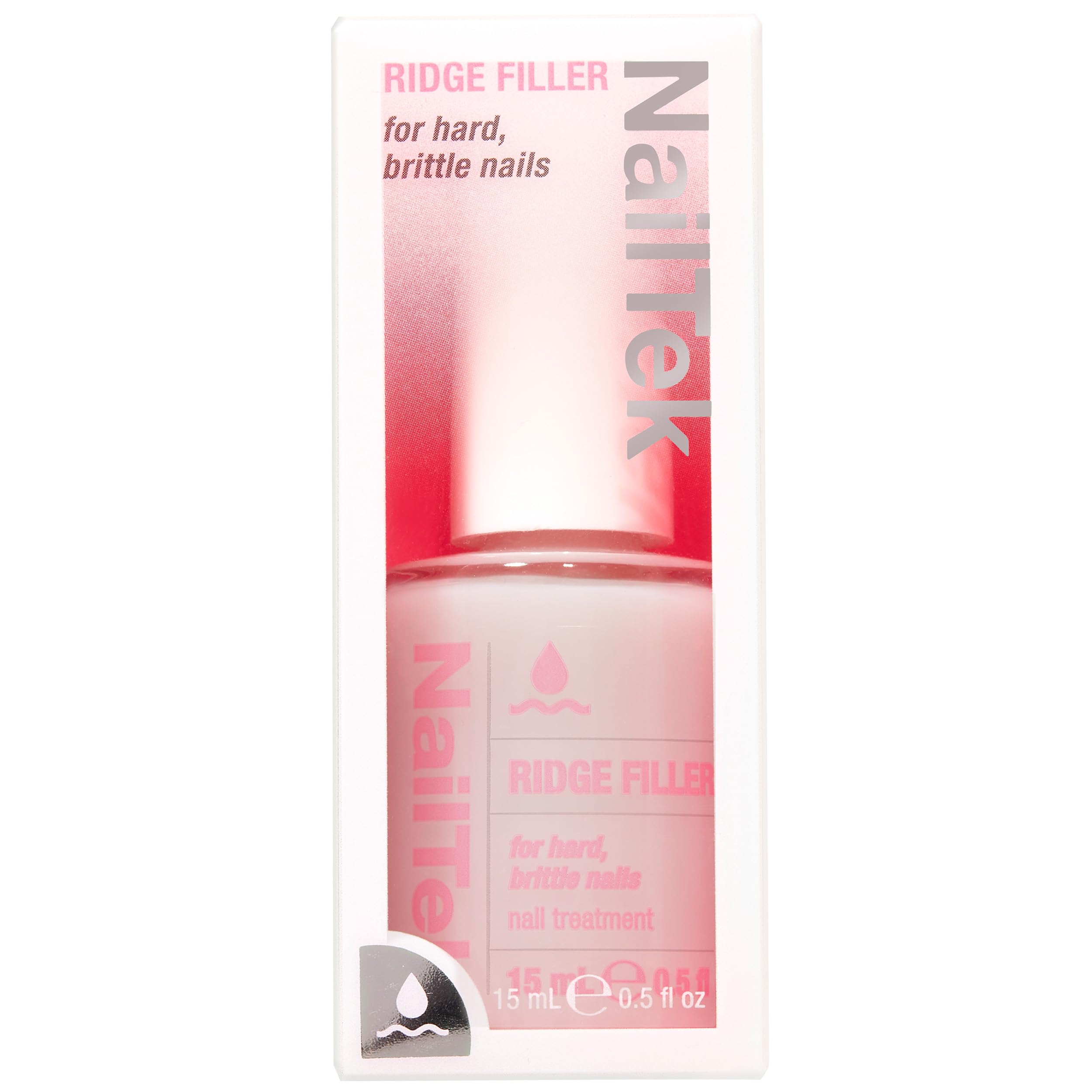 Nail Tek Ridge Filler 3 polish-ready finish that improves adhesion