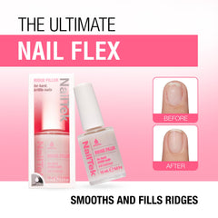 Nail Tek Ridge Filler 3 after-use image showing a smoother nail surface