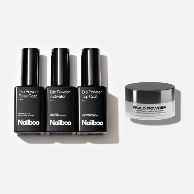 Nailboo base coat bottle shown for smooth adhesion and dependable foundation for at-home manicures