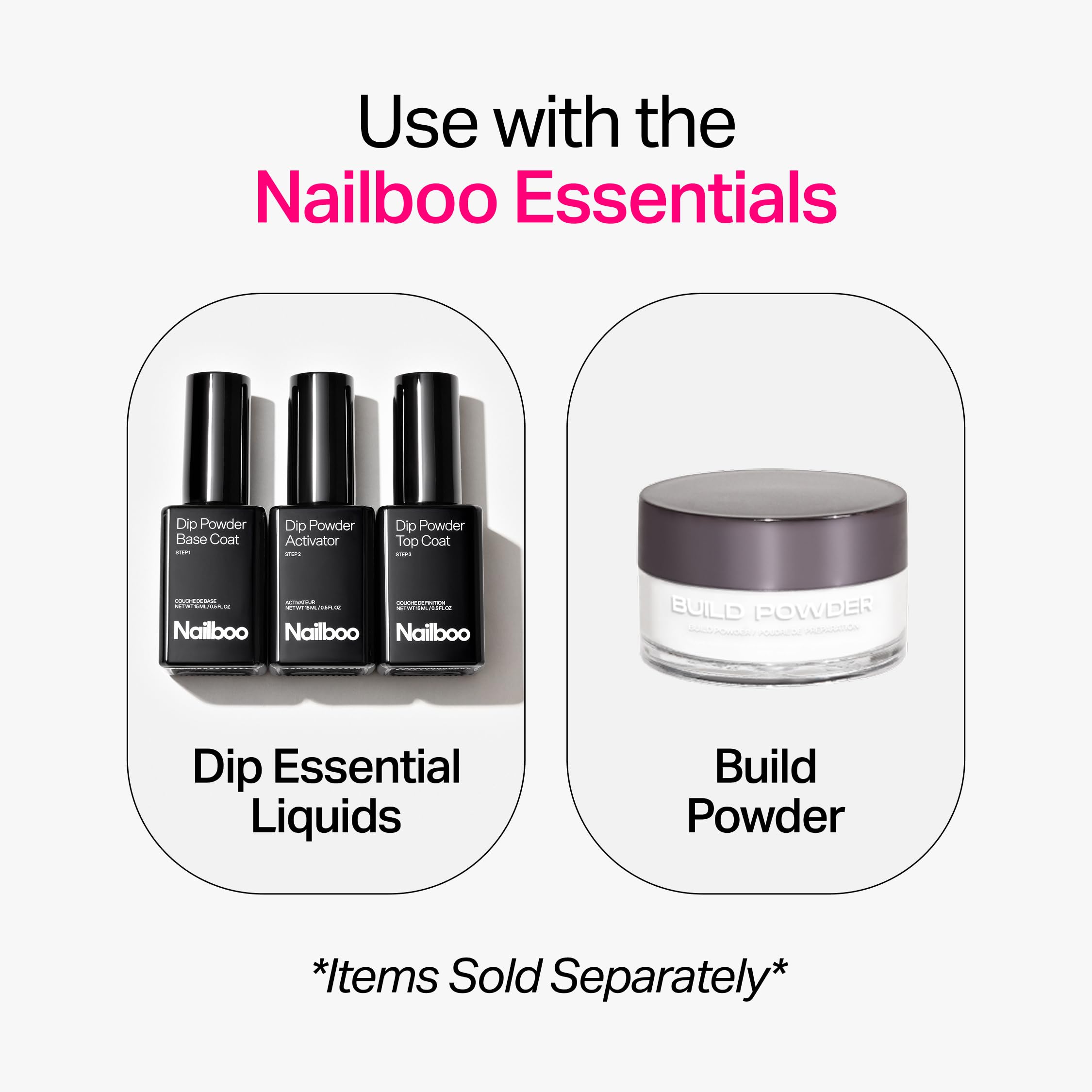 Nailboo protective nail layer strengthens nails while wearing dip powder.