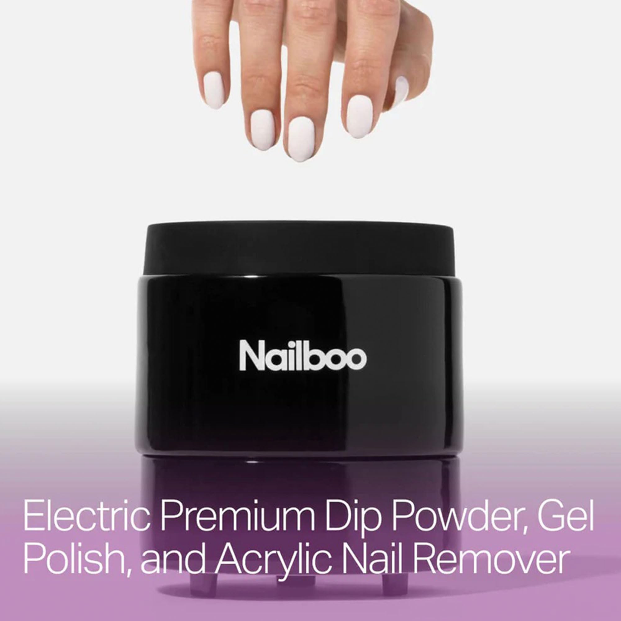 Nailboo pure acetone 16oz bottle ensures fast, clean polish removal.