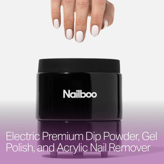 Nailboo pure acetone 16oz bottle ensures fast, clean polish removal.
