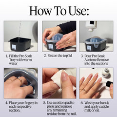 Nailboo remover applied with a cotton round for controlled cleaning.