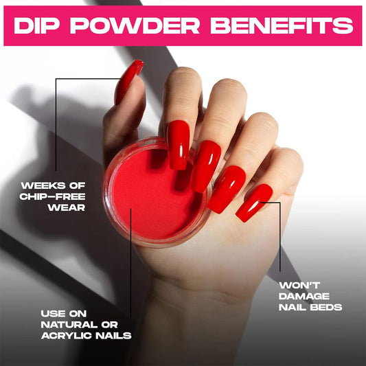Nailboo Soda Glam dip powder close-up highlights fine texture for smooth at-home application.