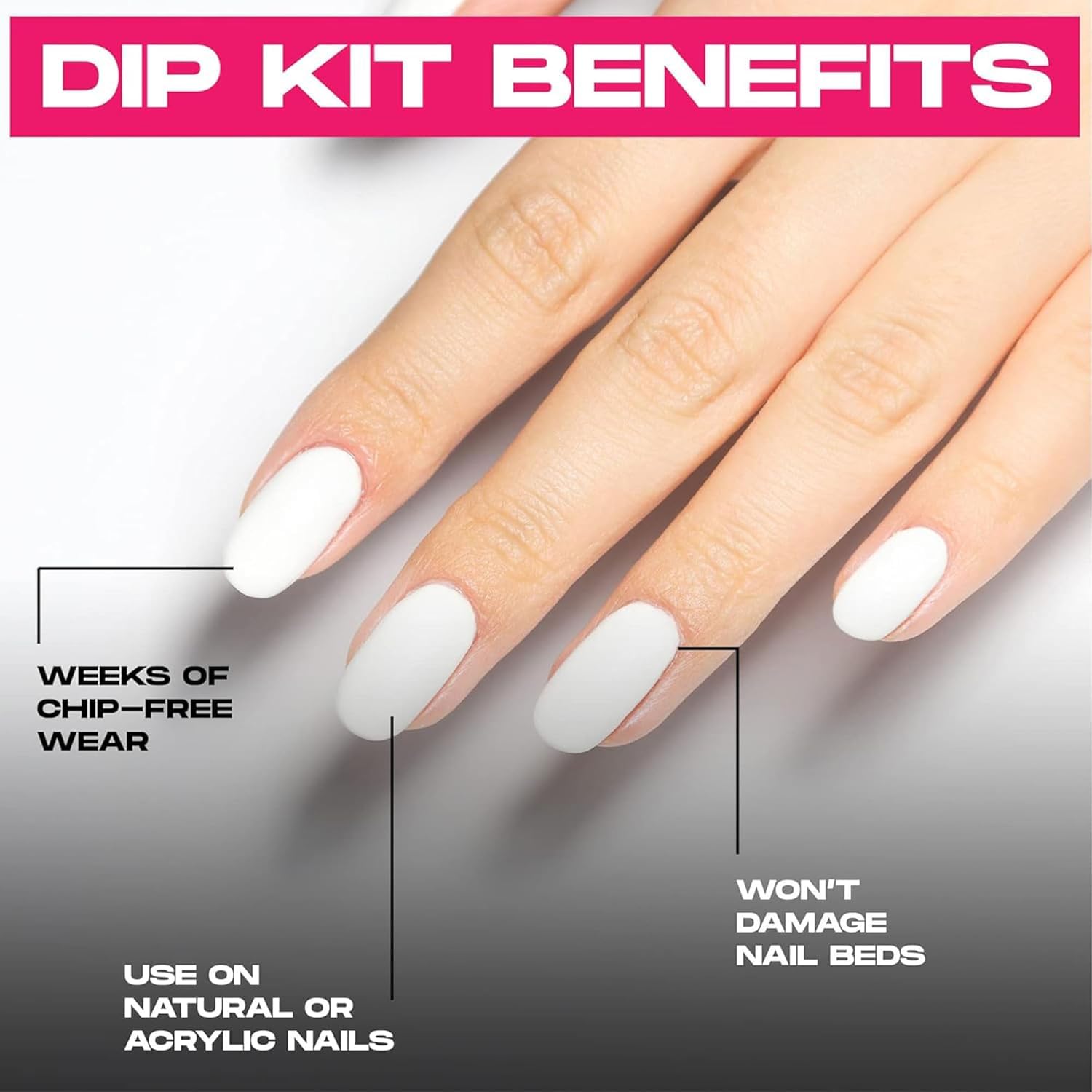 Nailboo Sunday Brunch dip powder creates bright nails with impressive wear