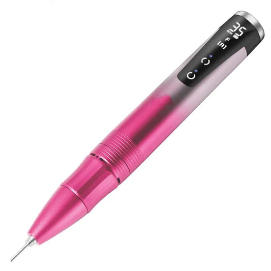 NailCare mini nail drill red handpiece for precise filing