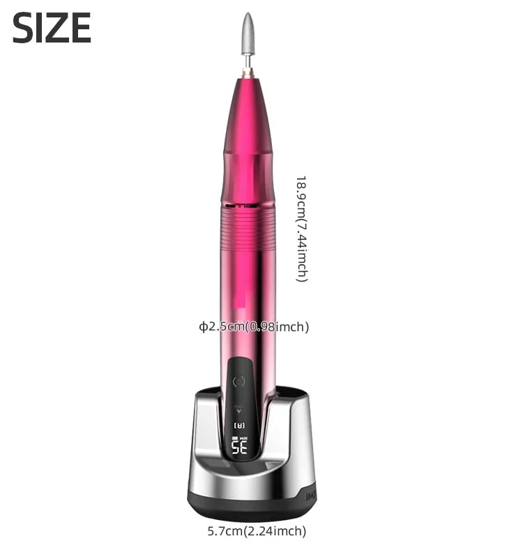 NailCare mini nail drill red portable cordless tool