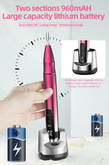 NailCare mini nail drill red touch control for easy operation
