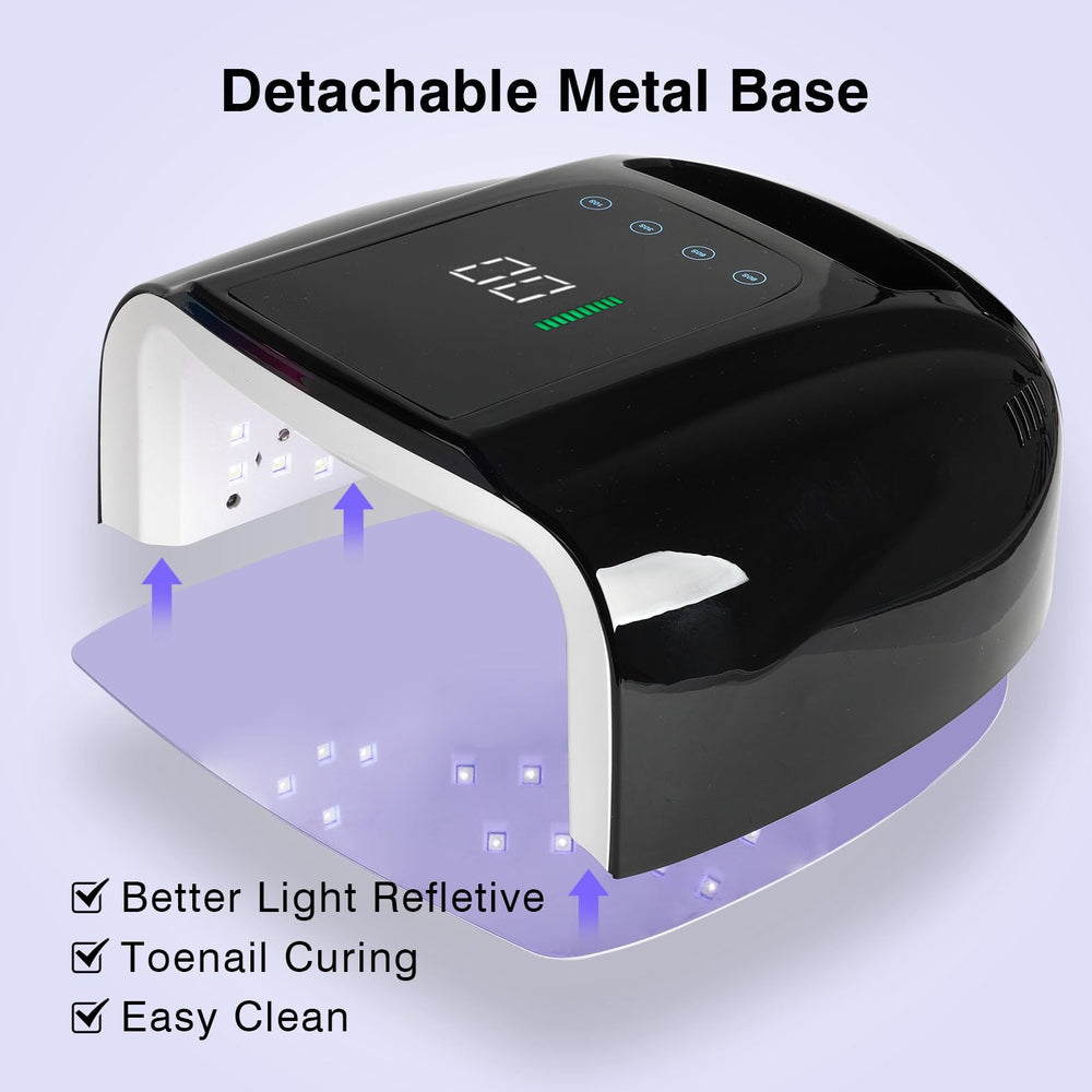 42-LED array in the NailFace lamp delivers deep, even curing.