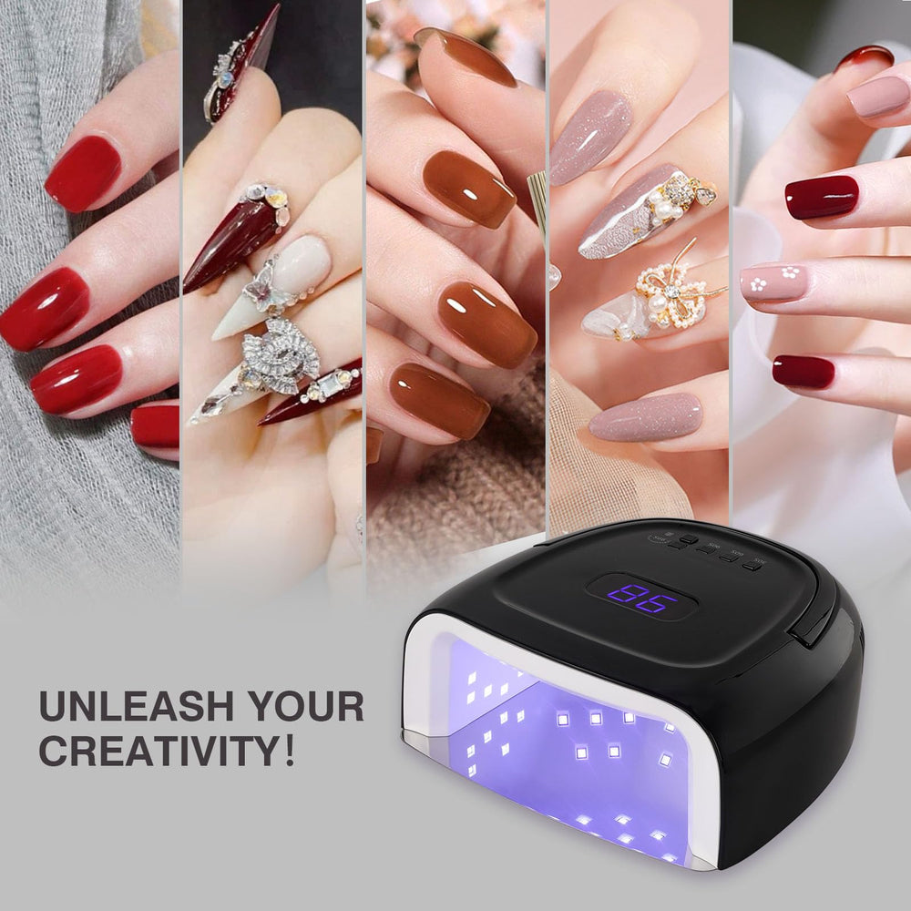 NailFace compact cordless design fits small spaces for home or studio use.