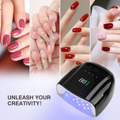 Detachable mirror base on NailFace lamp for precise pedicures.