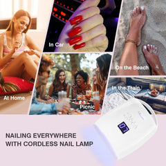 NailFace compatible with Base, Top Coat, Color, Builder, Acrylic gels.