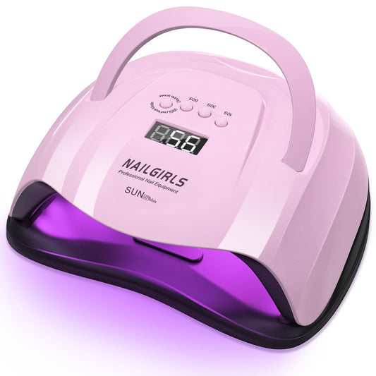 NAILGIRLS 268W nail lamp front view for fast home manicures.