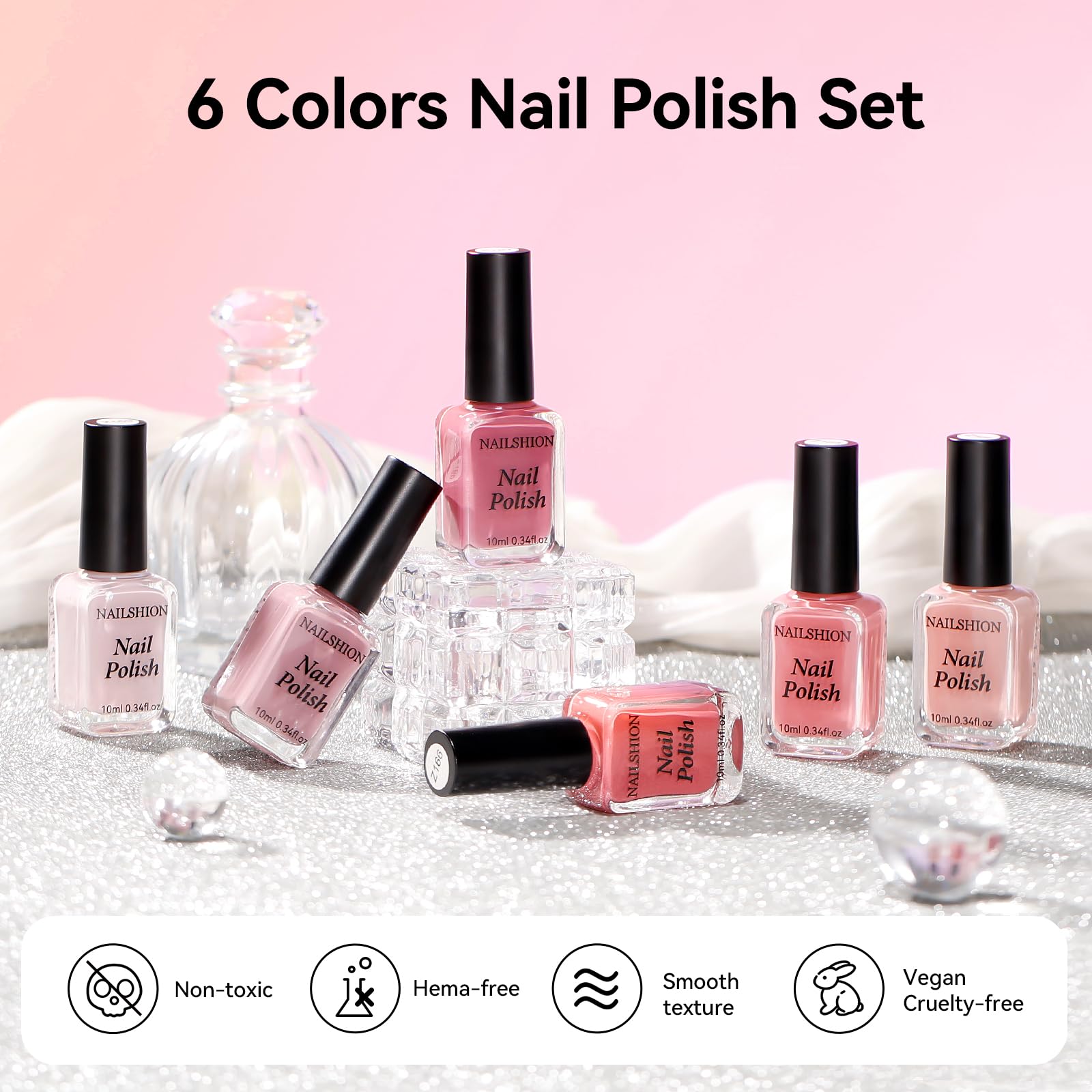 Nailshion chip and peel resistant wear supports durable results