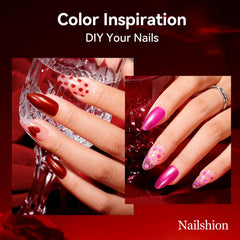Nailshion high gloss finish provides durable shine and longevity