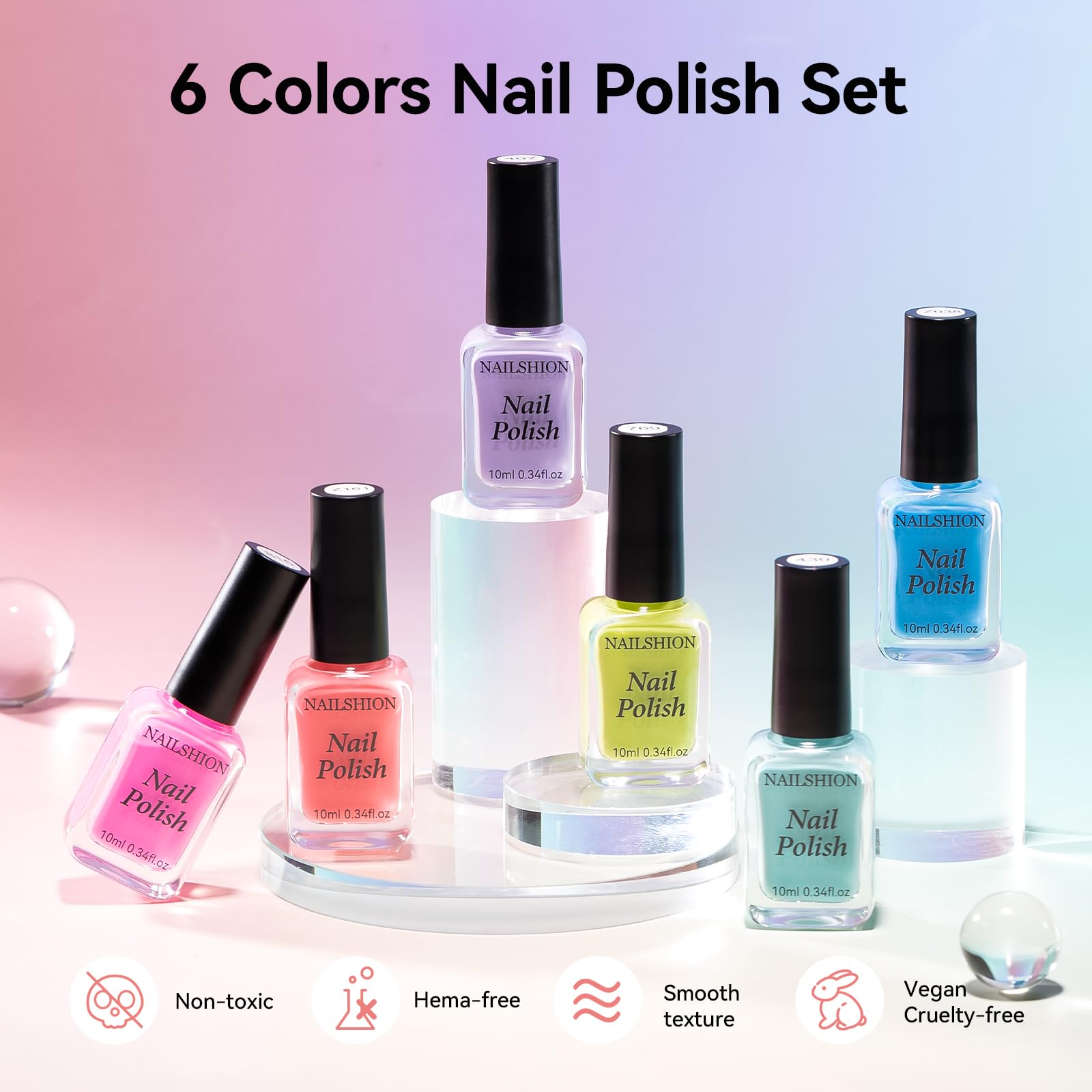 Nailshion lavender shade for versatile seasonal nails.